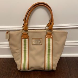Michael Kors canvas tote.